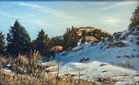 Kamran Ahmed, 07 x 11 Inch, Oil On Canvas, Landscape Painting, AC-KMA-033